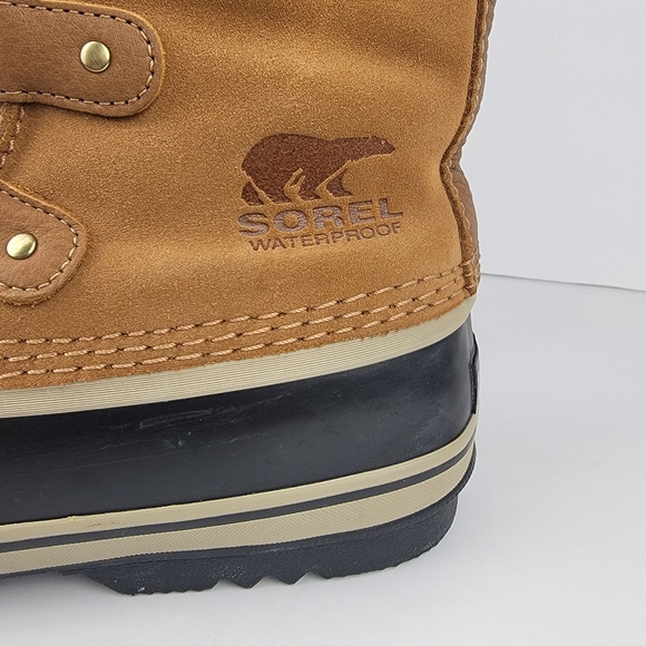 Sorel Boots Joan of Arctic Waterproof Winter Faux Fur Tall Insulated Tan Suede - Picture 8 of 14